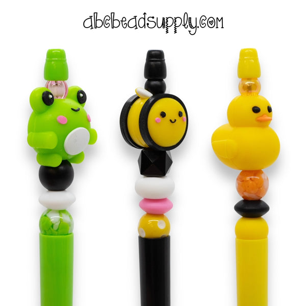 The CUTEST New 3-D Silicone Beads - Perfect for Pens!