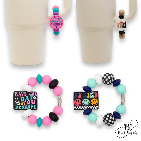 4 New Beverage Cup Charm Designs/DIY Project Kits!