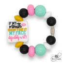 If My Mouth Doesn't Say It My Face Definitely Will Silicone Beverage Charm Kit