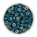 Large Hole Rhinestone Rondelle Spacer 11x6.5mm (Package of 10)