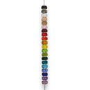 Large Hole Rhinestone Rondelle Spacer 11x6.5mm (Package of 10)