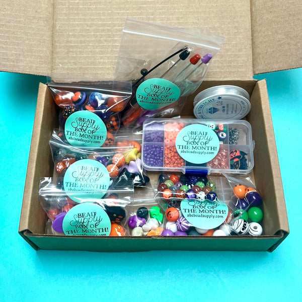 July Bead Supply Box of the Month - Halloween!