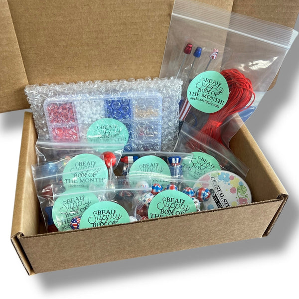 A Look inside the March Bead Supply Box of the Month!
