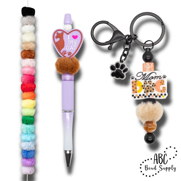 NEW Fuzzy Rondelle Beads!
