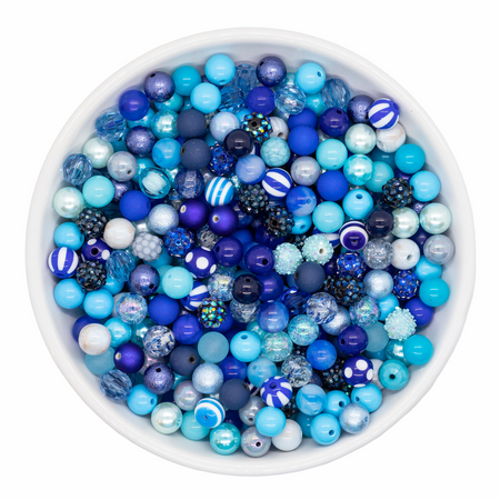 Whaline 108Pcs Mermaid Silicone Beads Mermaids Seashell Purple Blue White  Silicone Beads with Elastic String Dodecahedron Shaped Beads Loose Round