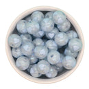 Shimmery Light Blue Heart Inlay Beads 16mm (Package of 10)
