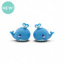 3-D Whale Silicone Focal Bead 25x22x16mm (Package of 2)