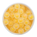 Sunflower Iridescent Satin Finish Color Core Beads 16mm (Package of 10)