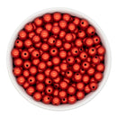 Red Illusion Beads 8mm (Package of Approx. 50 Beads)