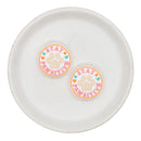 Stay Pawsitive Silicone Focal Bead 28mm (Package of 2)
