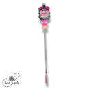 Coffee is My Valentine Silicone Focal Bead 33x27mm (Package of 2)