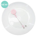 Light Pink Solid Beadable Badge Reel (Package of 1)