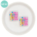 There is power in the name of Jesus Glitter Silicone Focal Bead 29x27mm (Package of 2)