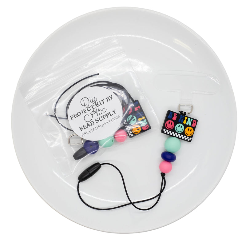 Be Kind Phone Tether Wristlet or Lanyard Kit