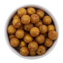 Antique Gold Metallic Spiral 15mm Silicone Beads (Package of 10)