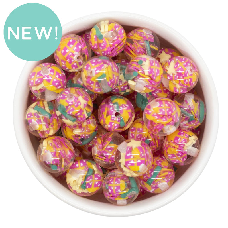 Suspended Christmas Present Confetti 16mm Bead Mix (Package of 10)