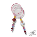 Puzzles Are My Therapy Printed Silicone Focal Bead 24mm (Package of 2) - ABC Exclusive