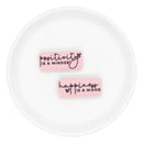 Happiness is a Mood, Positivity is a Mindset Silicone Focal Bead 15x35mm (Package of 2)