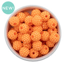 Tangerine Opaque Rhinestone Beads 16mm (Package of 10)