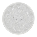 Clear Translucent Facet Beads 20mm (Package of 10)