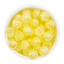 Daffodil Iridescent Bubble Beads 16mm (Package of 10)