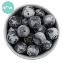 Nightfall Liquid Marble Effect Bead 20mm (Package of 10)