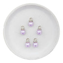 Lavender Faux Pearl Bauble Charm 17x10mm (Package of 5)