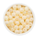 Ivory Iridescent Crackle Beads 12mm (Package of 20)