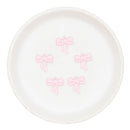 Light Pink Matte Bow Charm 16x17mm (Package of 5)