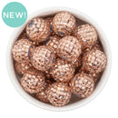 Champagne Mosaic Rhinestone Beads 20mm (Package of 10)