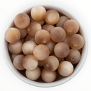 Latte Matte Pearly Luster 16mm Bead (Package of 10)