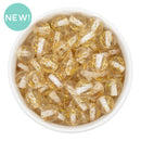 Gold Translucent Tinsel Beads 12mm (Package of 20)