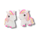 3-D Unicorn Silicone Focal Bead 27x28x13mm (Package of 2)