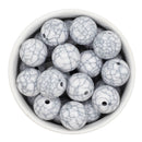 White Faux Stone Beads 20mm (Package of 10)
