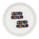 All Behavior is a Form of Communication Autism Silicone Focal Bead 21x37mm (Package of 2)