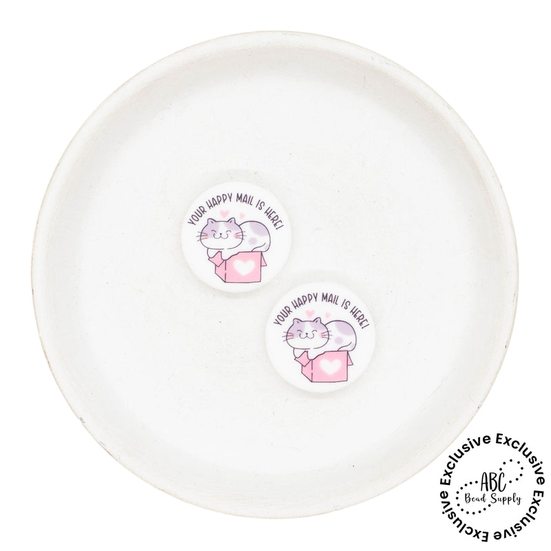 Your Happy Mail is Here! Silicone Focal Bead 24mm (Package of 2) - ABC Exclusive