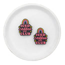Iced Coffee Club Focal Bead 31x25mm (Package of 2)