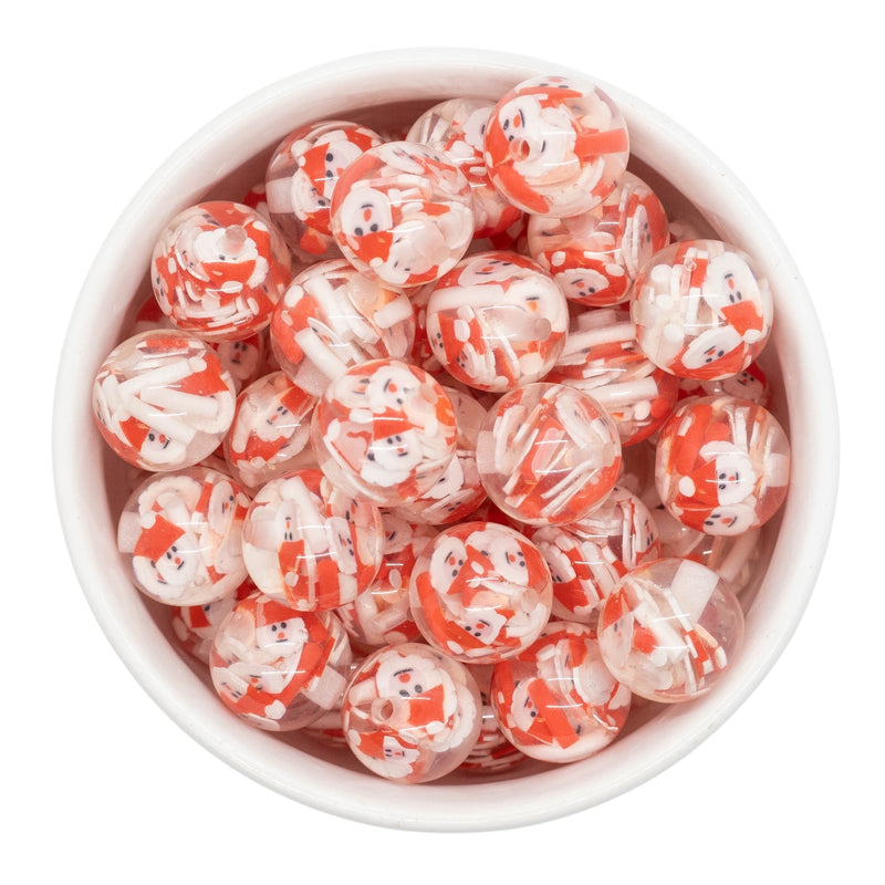 Suspended Santa Confetti 16mm Bead Mix (Package of 10)