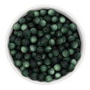 Forest Green Matte Pearly Luster Beads 8mm (Package of Approx. 50 Beads)