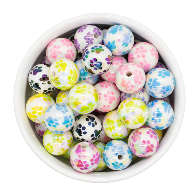 Iridescent Paws Color Variety Pack Beads 16mm (Package of 10)