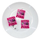 In October We Wear Pink Acrylic Accent 49x48mm (Package of 1)