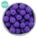 Purple Opaque Rhinestone Beads 16mm (Package of 10)