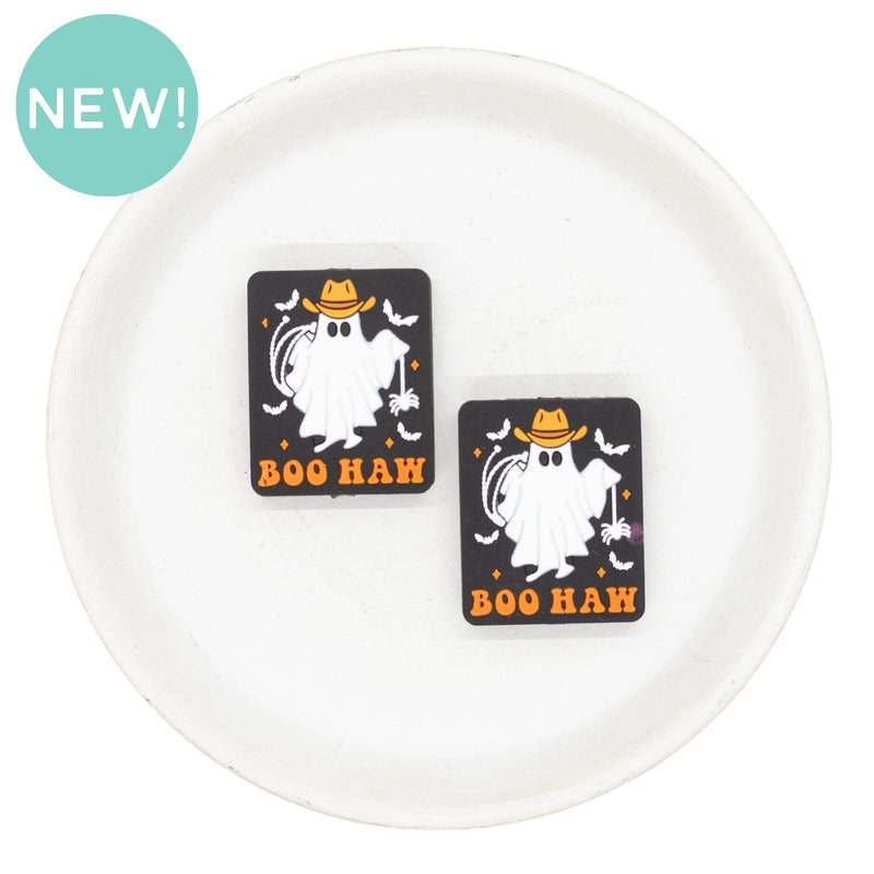 Boo Haw Silicone Focal Bead 30x25mm (Package of 2)