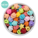 Matte Star 16mm Bead Assortment (Package of 10)