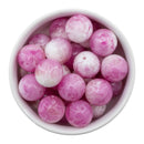 Pinkalicious Liquid Marble Effect Bead 20mm (Package of 10)