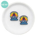 Whatever I'm Getting Iced Coffee Focal Bead 30x25mm (Package of 2)