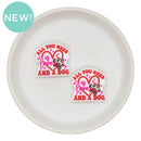 All You Need is Love and a Dog Silicone Focal Bead 28x27mm (Package of 2)