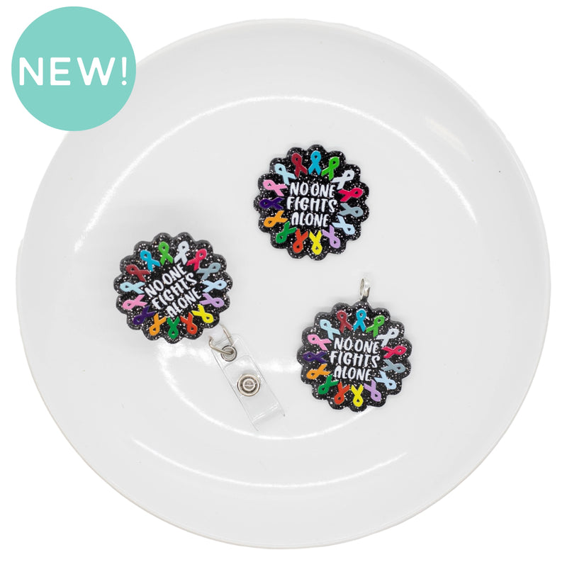 No One Fights Alone Acrylic Accent 45mm (Package of 1)