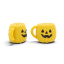 3-D Pumpkin Mug Silicone Focal Bead 16x16x23mm (Package of 2)