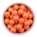 Orange Iridescent Solid Beads 16mm (Package of 10)